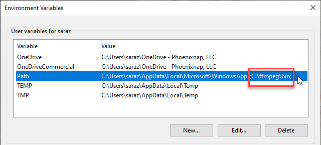 how to install ffmpeg on windows