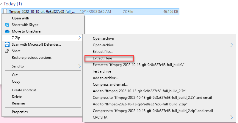 how to install ffmpeg on windows