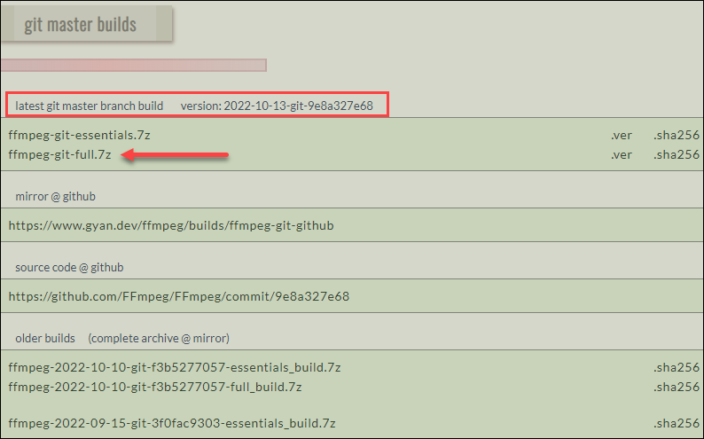 how to install ffmpeg on windows